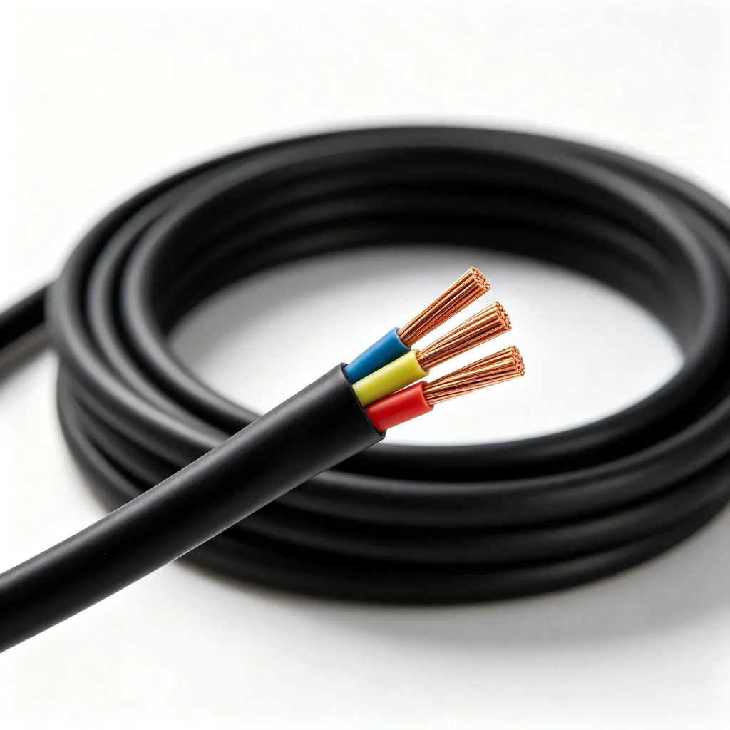 3-Core Flexible Multi-Core Copper Power Cable - Industria...