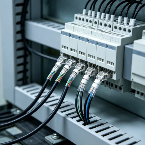 4-Core Shielded Industrial Signal Cable - Industrial Cont...