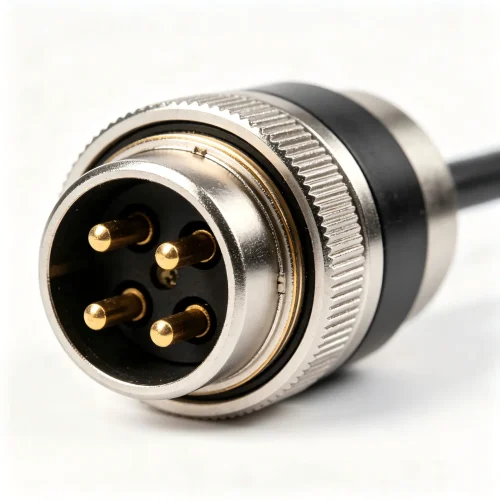 4-Pin Aviation Plug & Socket Set - Aviation Connector...