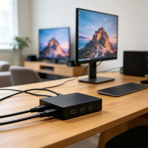 HDMI 1-In-2-Out Signal Splitter - Interface Adapters &amp...