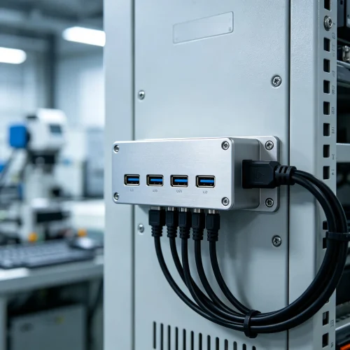 Industrial Metal 4-Port USB3.0 Hub - USB Hubs & Docki...