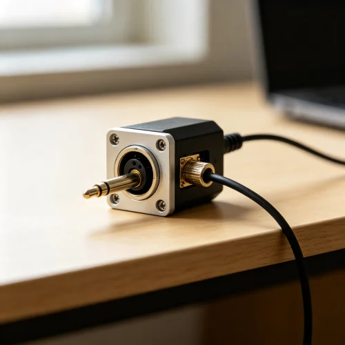Panel-Mount 3.5mm Audio Jack Socket - Panel Mount Interfa...