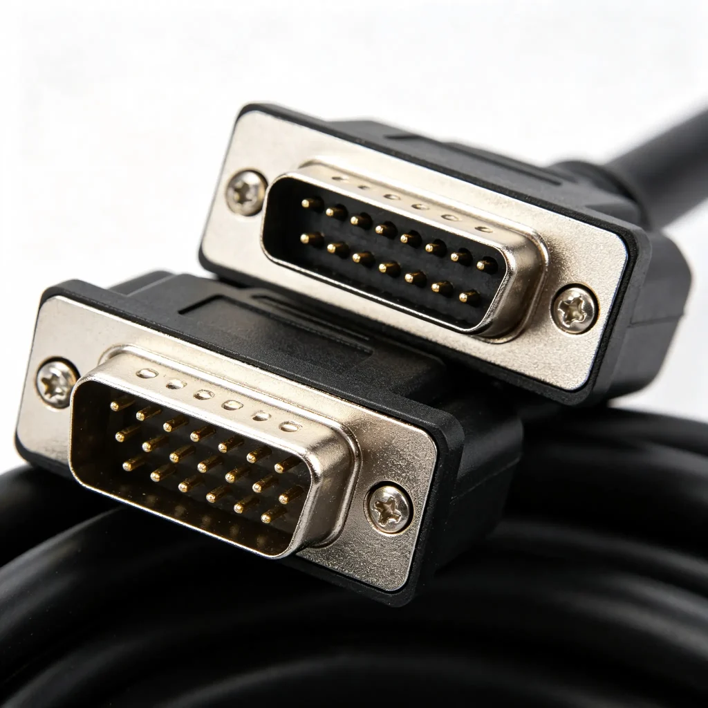 RS232 DB9 Male-Male Serial Cable - Industrial Control Sig...
