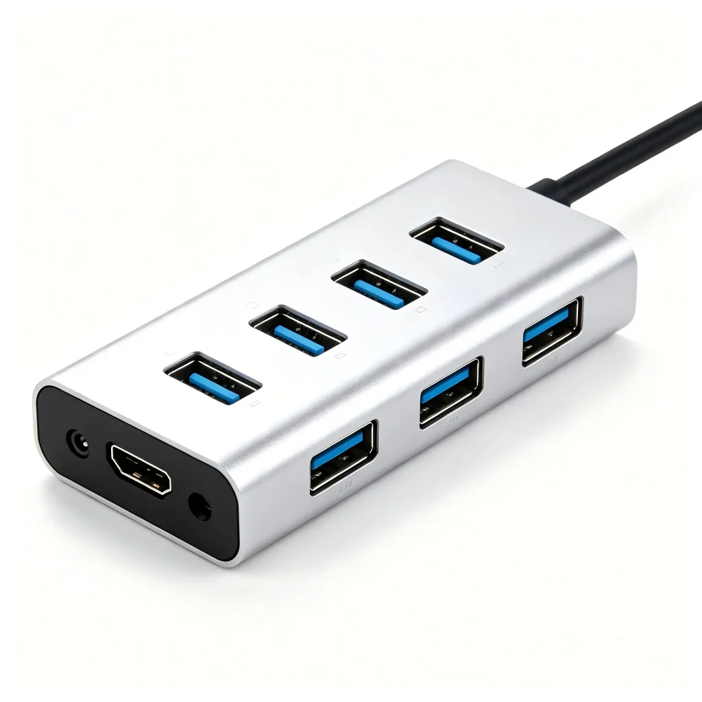 USB3.0 4-Port USB-A Hub - USB Hubs & Docking Stations...