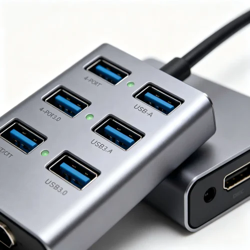 USB3.0 4-Port USB-A Hub - USB Hubs & Docking Stations...