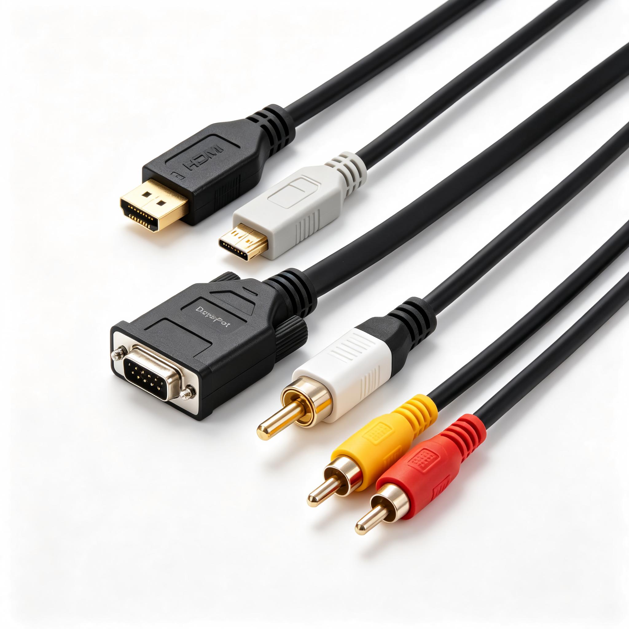 Coaxial and video signal cables used for RF and video transmission
