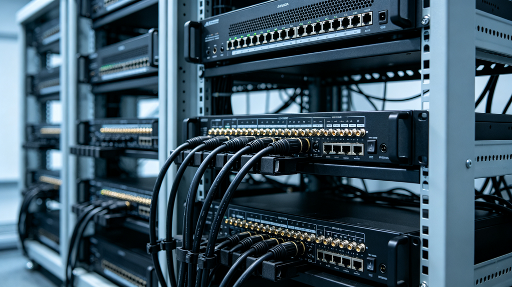 industrial PA system audio wiring installation